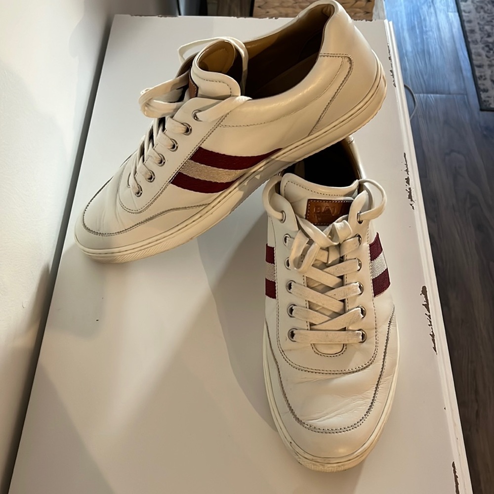 Bally “Oriano” Leather Sneakers